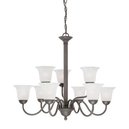 Thomas Riva 9-Light Chandelier in Painted Bronze SL881363